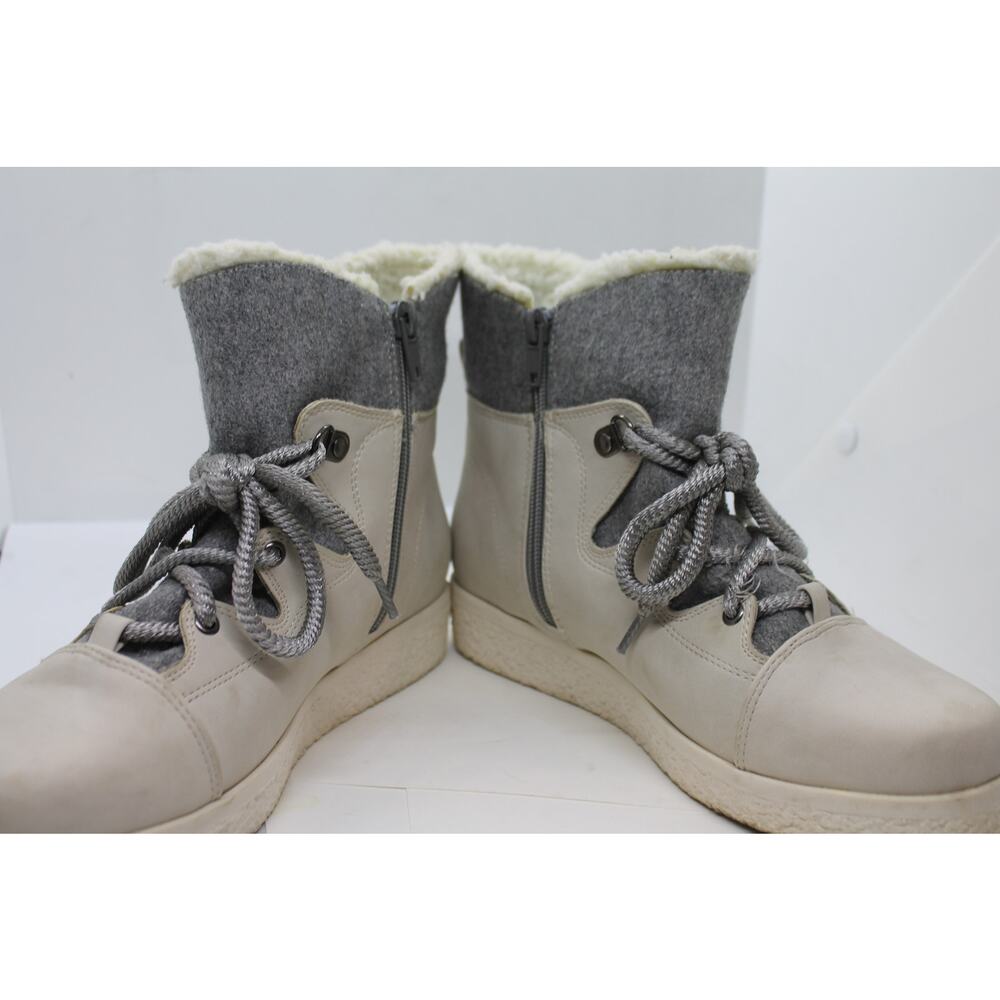 Bata Red Label Light Gray Shearling LIned Winter … - image 2